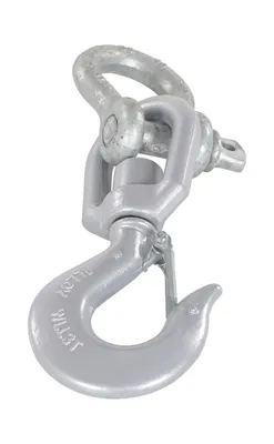 Vestil HOOK-S-6 Steel Swivel Hook with Shackle 2