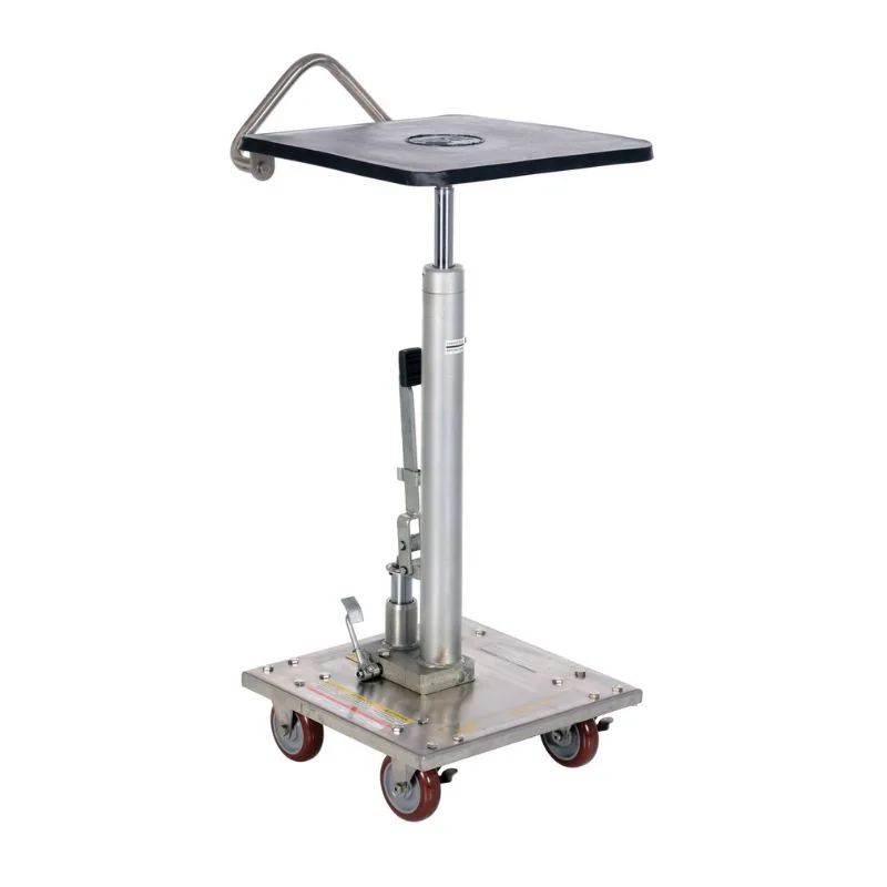 Vestil HT-02-1616A-PSS HYD POST TABLE-PARTIAL SS 200 LB 16 X 16