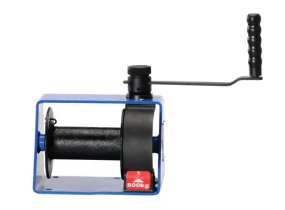 Vestil HWV-1000 manual winch shown from an alternate angle