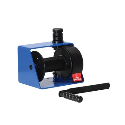 Vestil HWV-1000 Steel Hand Winch Vertical Handle Worm Gear 1000 Lb. Capacity