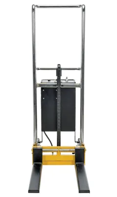 Vestil HYD-10-DC pallet stacker shown from an alternate angle