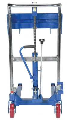 Vestil HYD-3 pallet stacker shown from an alternate angle