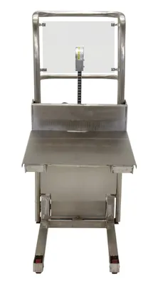 Vestil HYD-5-PSS hand truck shown from an alternate angle