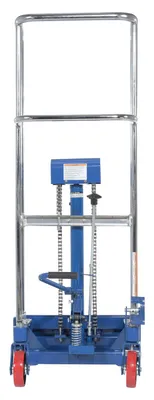 Vestil HYD-CRL-40 roll lifters and transporter shown from an alternate angle