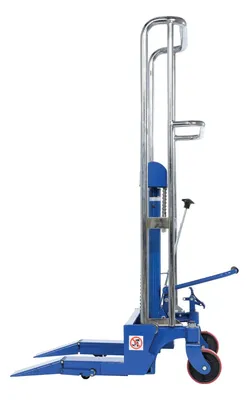 Vestil HYD-CRL-40 roll lifters and transporter shown from an alternate angle