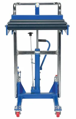 Vestil HYD-RR-35 roll lifters and transporter shown from an alternate angle