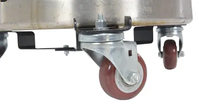 Vestil KT-S-16-200-BK Steel Keg Transport Skate