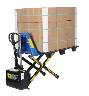 Vestil L-220-DC-HD pallet jack shown from an alternate angle