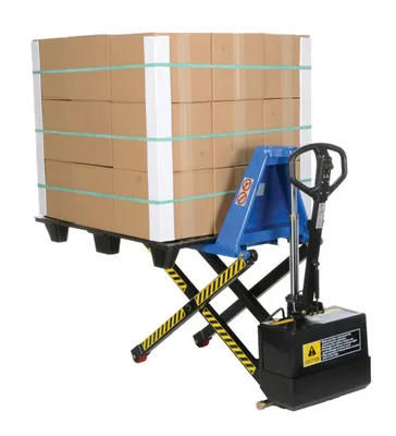 Vestil L-220-DC-HD pallet jack shown from an alternate angle