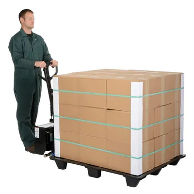 Vestil L-220-DC-HD pallet jack shown from an alternate angle
