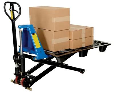 Vestil L-220-HD pallet jack shown from an alternate angle