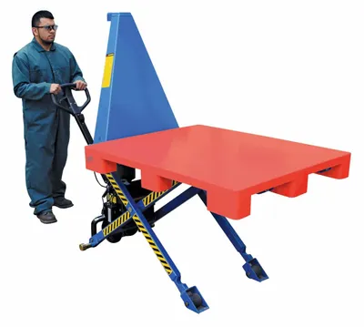 Vestil L-270-DP-HD pallet jack shown from an alternate angle