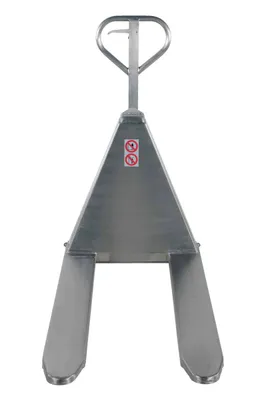 Vestil L-270-HD-SS pallet jack shown from an alternate angle