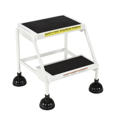 Vestil LAD-2-W Steel Commercial Spring Loaded Ladders