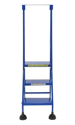 Vestil LAD-3-B-P ladder shown from an alternate angle