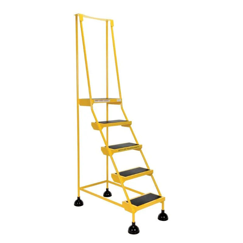 Vestil LAD-5-Y Steel Commercial Spring Loaded Ladders