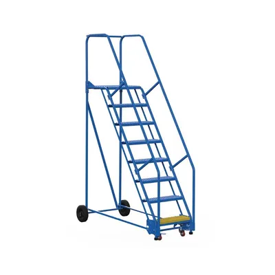 Vestil LAD-8-21-G Steel Rolling Warehouse Ladder