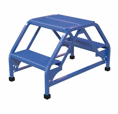 Vestil LAD-DD-18-2-P ladder shown from an alternate angle