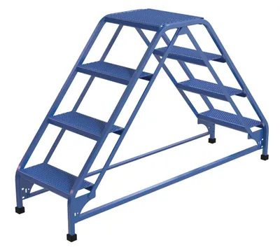 Vestil LAD-DD-18-4-P ladder shown from an alternate angle