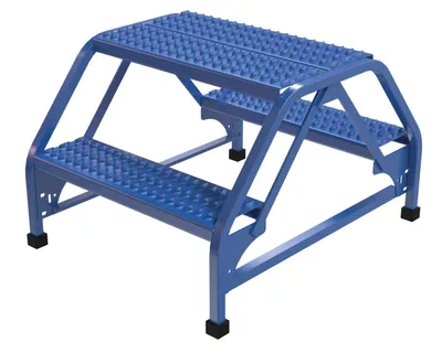 Vestil LAD-DD-26-2-G ladder shown from an alternate angle