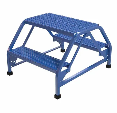 Vestil LAD-DD-26-2-G ladder shown from an alternate angle