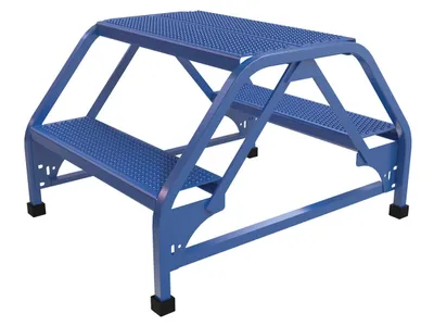 Vestil LAD-DD-26-2-P ladder shown from an alternate angle