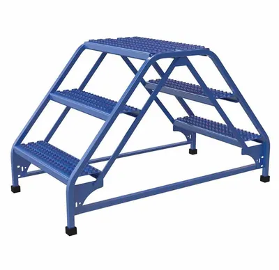 Vestil LAD-DD-26-3-G ladder shown from an alternate angle