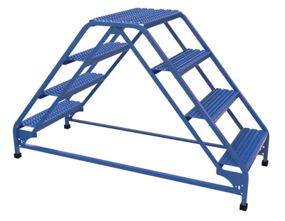 Vestil LAD-DD-26-4-G ladder shown from an alternate angle