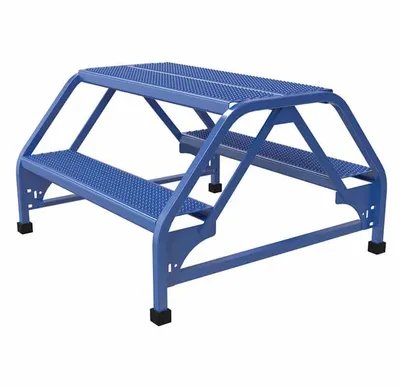 Vestil LAD-DD-32-2-P ladder shown from an alternate angle