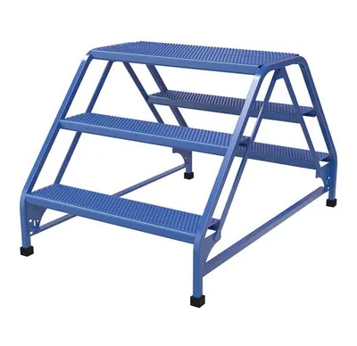 Vestil LAD-DD-32-3-P ladder shown from an alternate angle