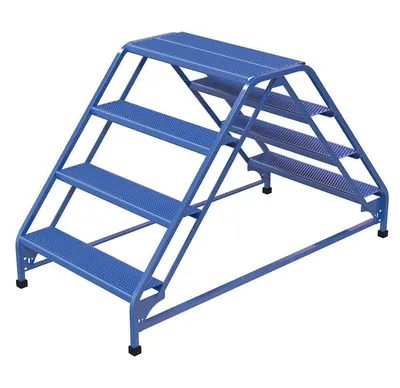 Vestil LAD-DD-32-4-P ladder shown from an alternate angle