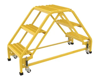 Vestil LAD-DD-P-18-3-G ladder shown from an alternate angle