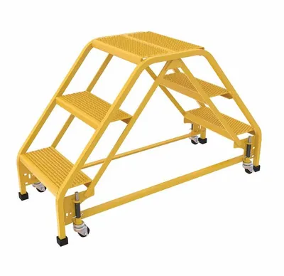 Vestil LAD-DD-P-18-3-P ladder shown from an alternate angle
