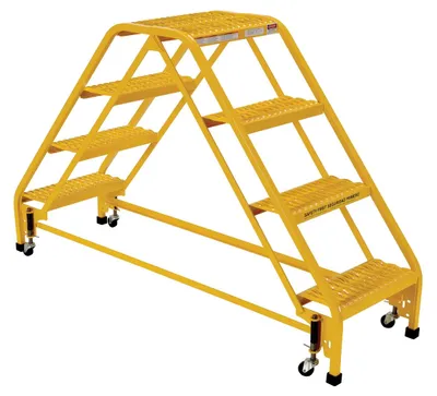 Vestil LAD-DD-P-18-4-G ladder shown from an alternate angle