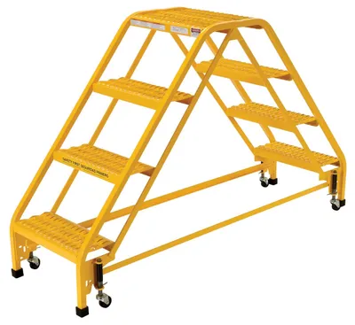 Vestil LAD-DD-P-18-4-G ladder shown from an alternate angle