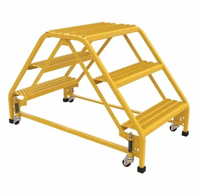 Vestil LAD-DD-P-26-3-G ladder shown from an alternate angle