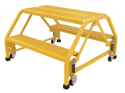 Vestil LAD-DD-P-32-2-P ladder shown from an alternate angle