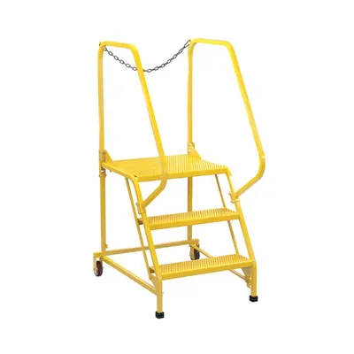 Vestil LAD-MM-3-P-YL Steel Maintenance Ladder