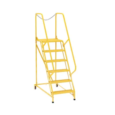 Vestil LAD-MM-6-P-YL Steel Maintenance Ladder