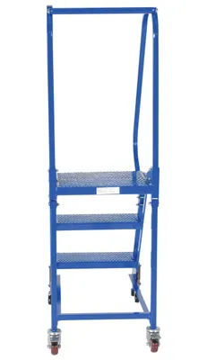 Vestil LAD-PW-18-3-P Steel Standard Slope Ladder