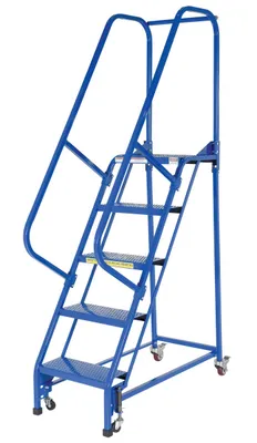 Vestil LAD-PW-18-5-P Steel Standard Slope Ladder