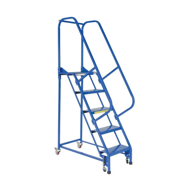 Vestil LAD-PW-18-5-P Steel Standard Slope Ladder