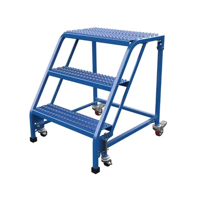 Vestil LAD-PW-26-3-G-NHR Steel Standard Slope Ladder