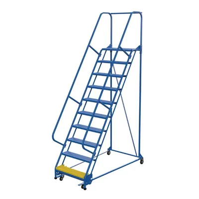 Vestil LAD-PW-32-10-P Steel Standard Slope Ladder