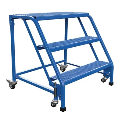 Vestil LAD-PW-32-3-P-NHR Steel Standard Slope Ladder