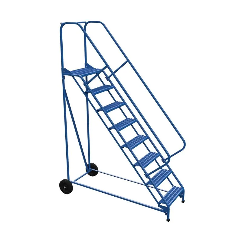 Vestil LAD-RAF-8-24-G-EZ Steel Roll-A-Fold Ladder (1)