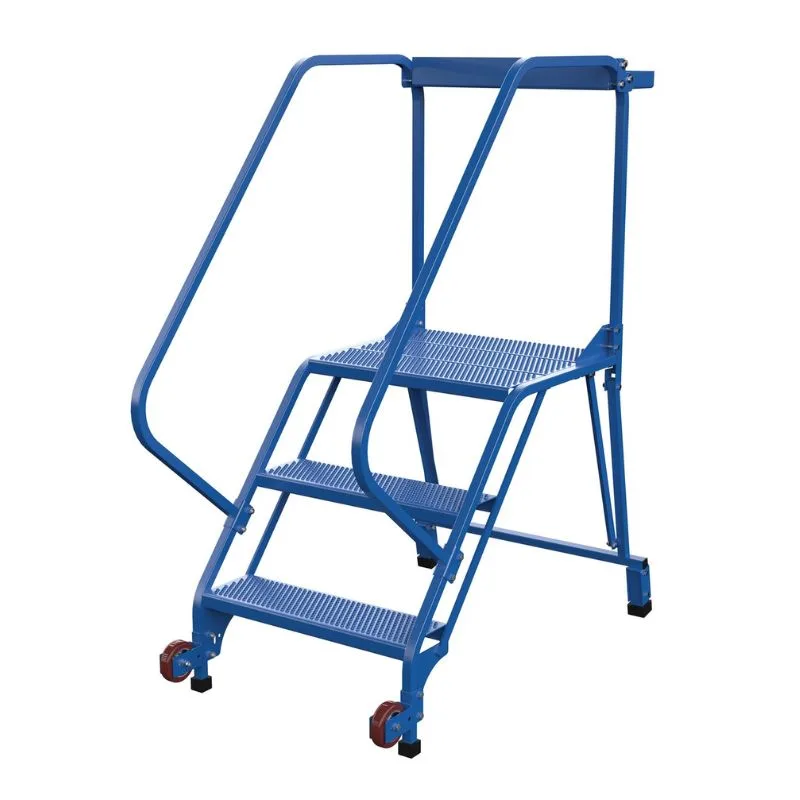 Vestil LAD-TRS-50-3-P Steel Tip-N-Roll Ladder