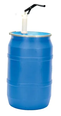 Vestil LDP-FG drum pump shown from an alternate angle