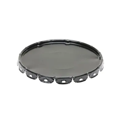 Vestil LID-STL Steel Standard Lid 5 Gallon Black
