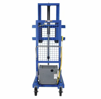 Vestil LL-PMPS-50-DC pallet stacker shown from an alternate angle